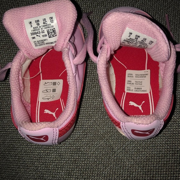 PUMA Roma Basic Summer "Pink" Infant Girls' Shoe-4C - Picture 4 of 9